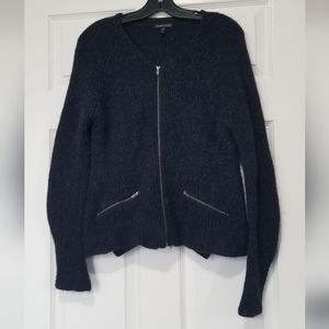 Eileen Fisher Women’s 100% Wollen Baby Alpha Zipper Cardigan Sweaters Sz S